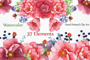 Download Watercolor Peonies Clipart, Wedding Clip Art Floral Clip Art Roses Peonies Clipart DIY Elements Wedding Invitation - Invitation Collection